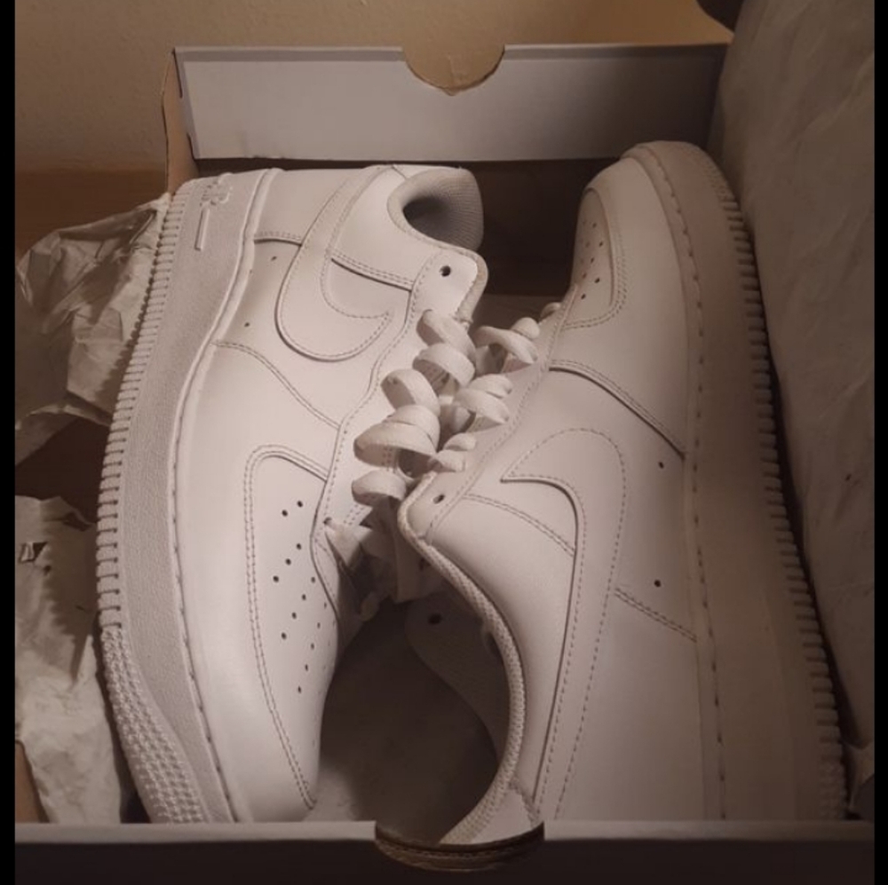 Air force ones  and Prada pants